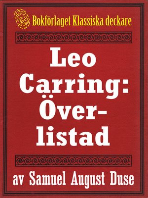 cover image of Leo Carring: Överlistad